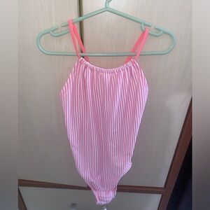 Old Navy girl striped one pice swimwear size M (8)